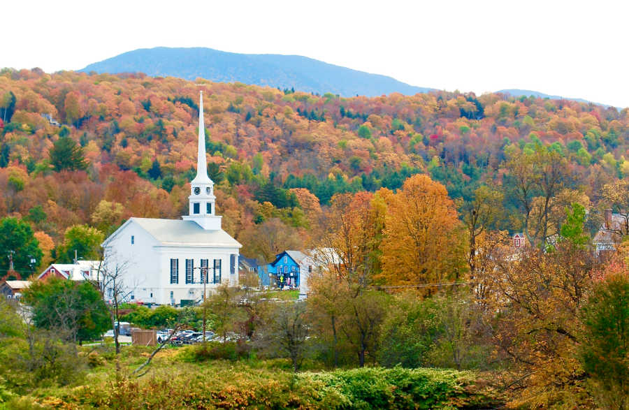 Autumn in Stow, Vermont