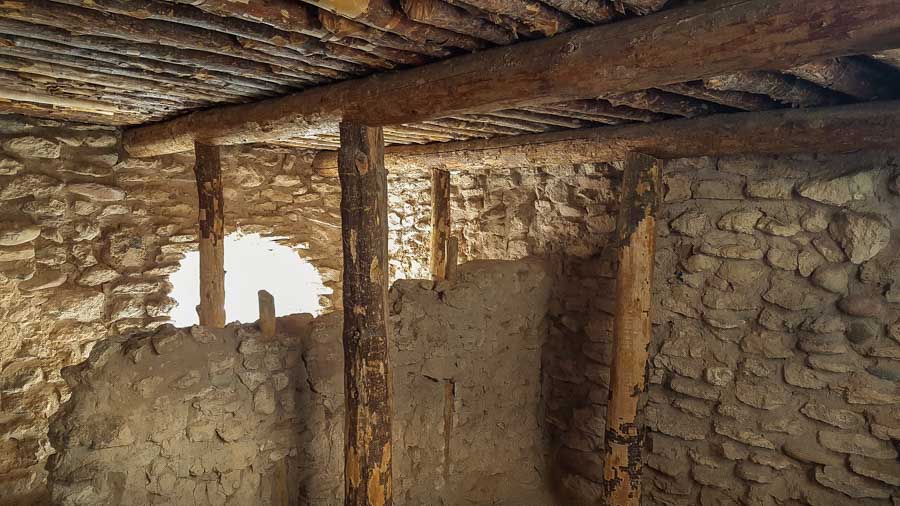 Tuzigoot interior dwelling