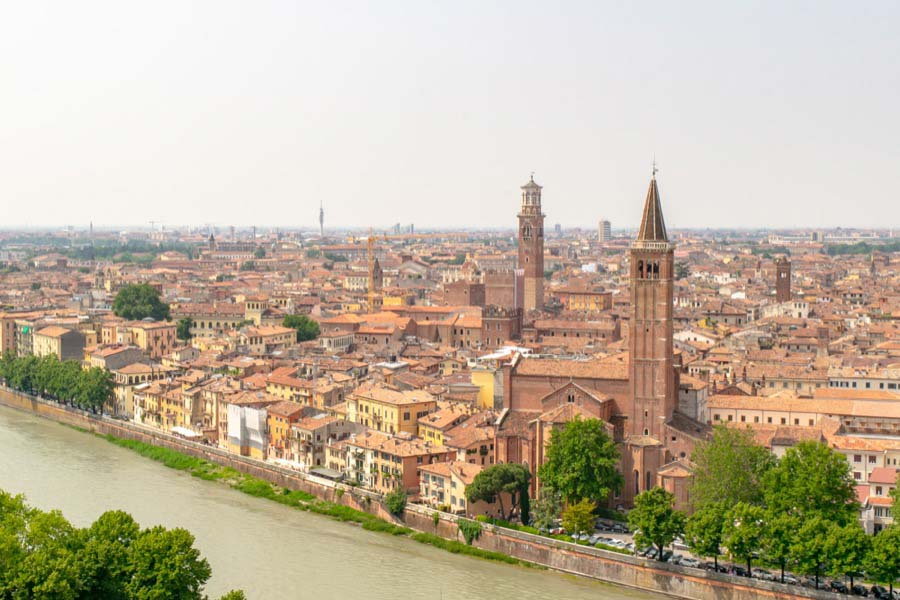Verona city Overlook
