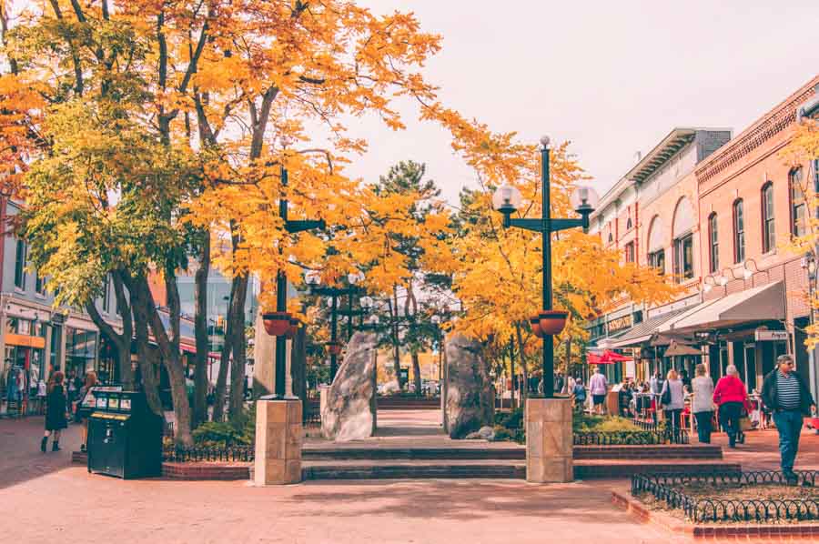 boulder fall colors and autumn season