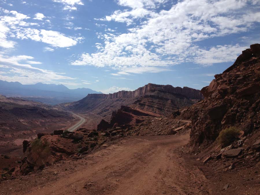 Driving around Moab, UT