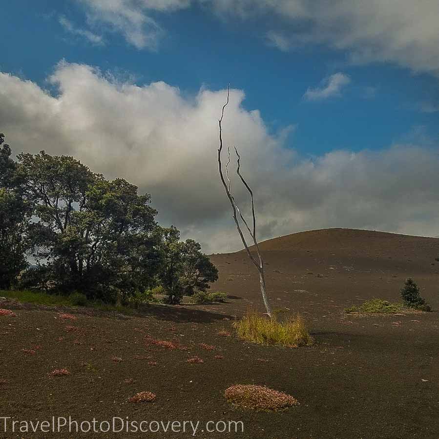 devastation valley at Hawaii Volcanoes National park