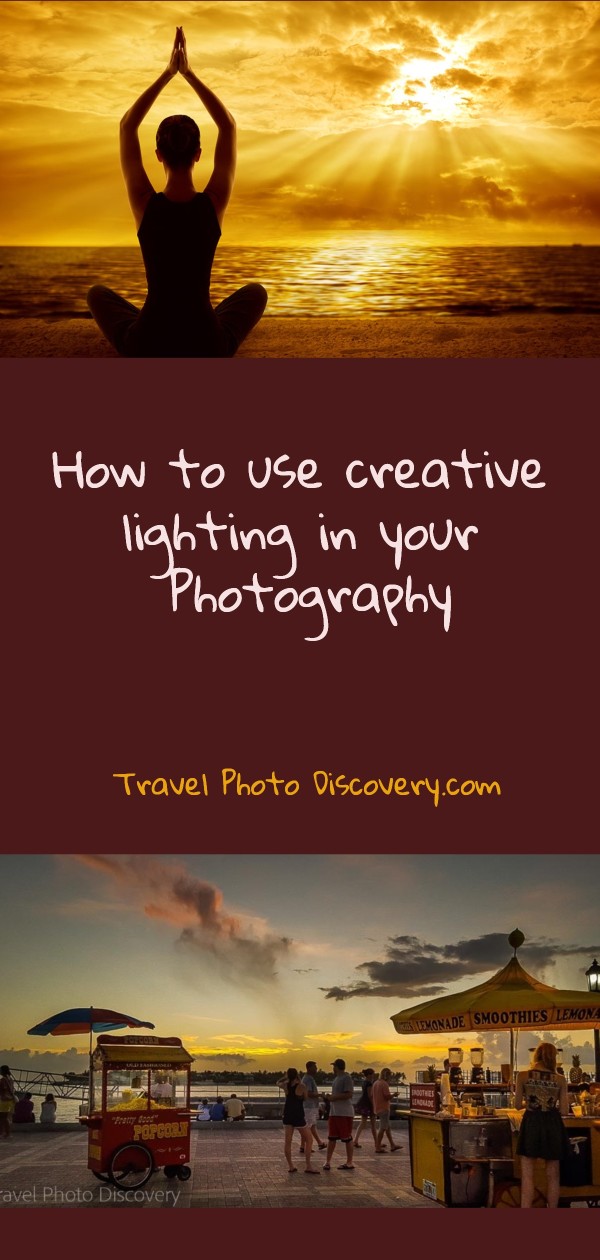 Pinterest pin How to use creative lighting in your photography