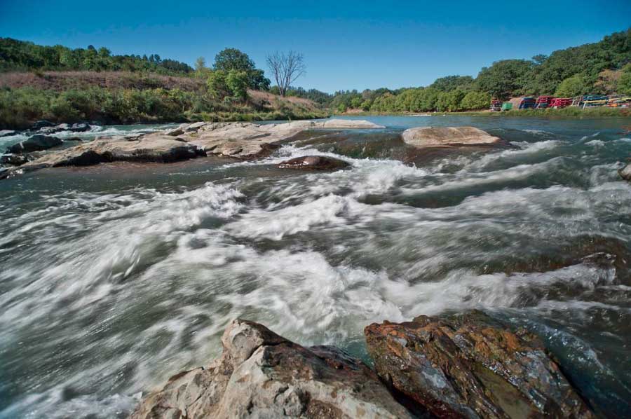 Nebraska river adventure shot