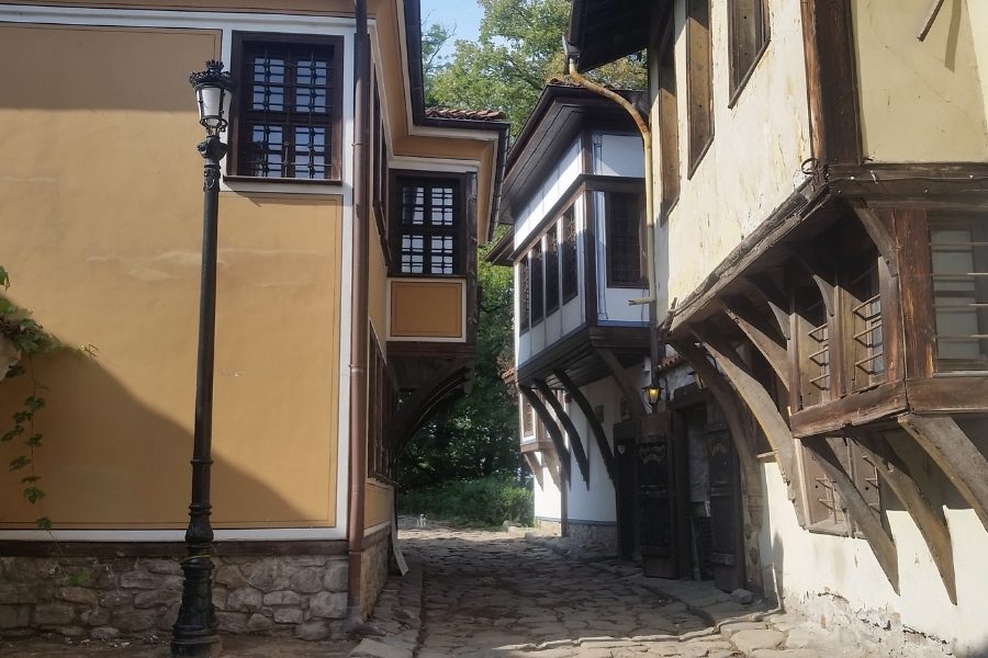 Old Town street in Plovdiv