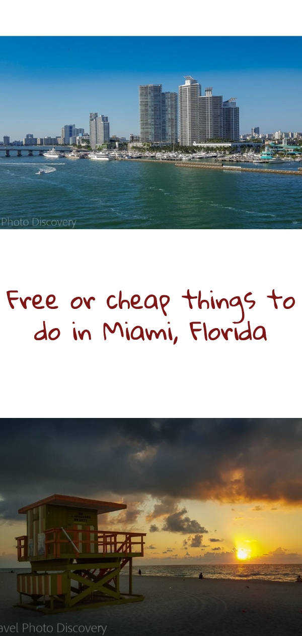 Free or cheap things to do in Miami Florida