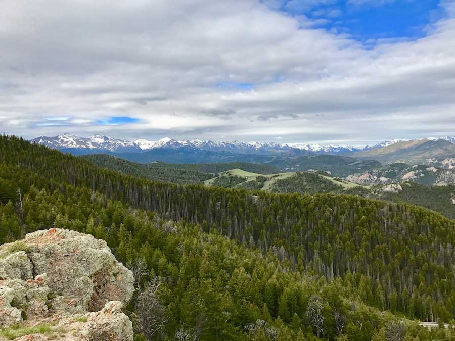 Yellowstone National Park First Glimpse winter