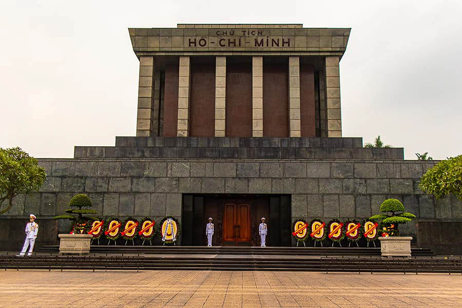 Ho Chi Minh Mausoleum in central Hanoi