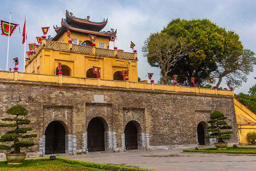 Imperial Citadel in Hanoi Vietnam