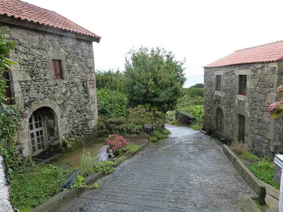 Small towns of the Azores at Graciosa
