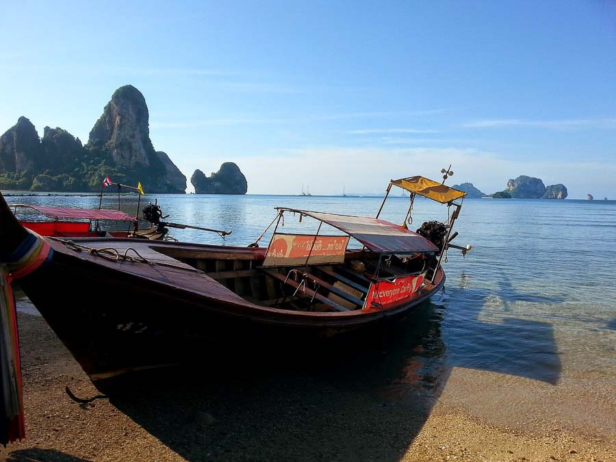 Railay beach in South Thailand