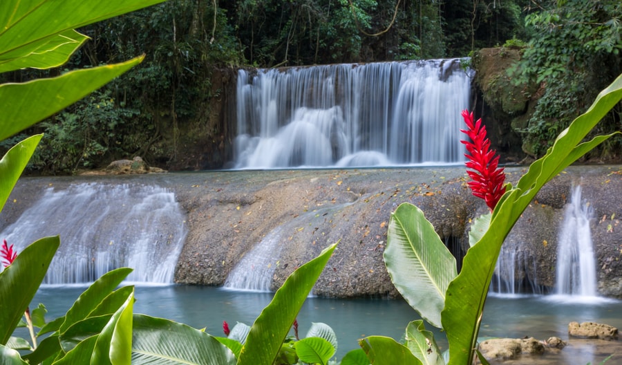 YS Falls in Jamaica