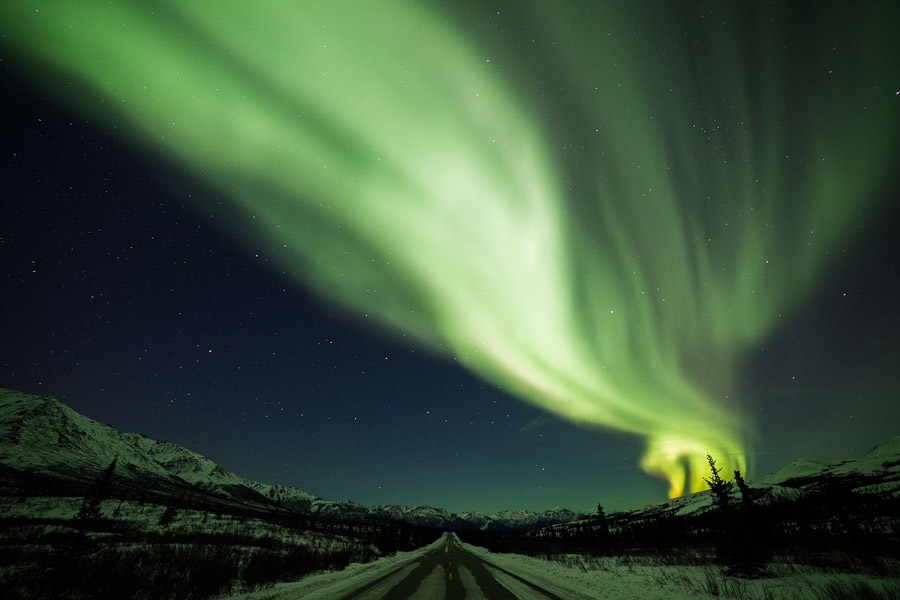 aurora-borealis-northern lights in alaska