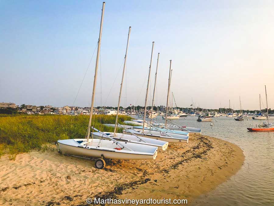 boats on beach east coast road trips