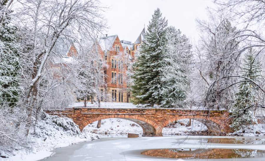 Boulder Colorado in Winter