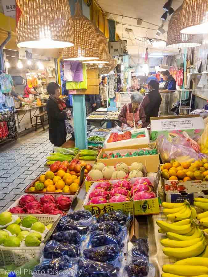 Local markets in the Bangka district in Taipei