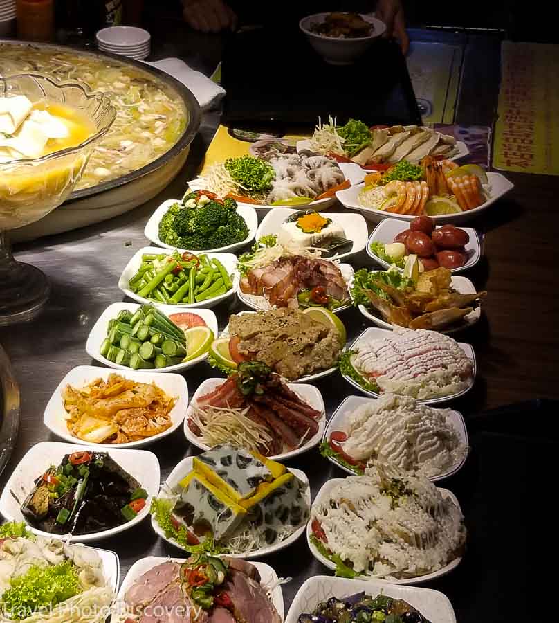 soups at Ximen night market, Taipei