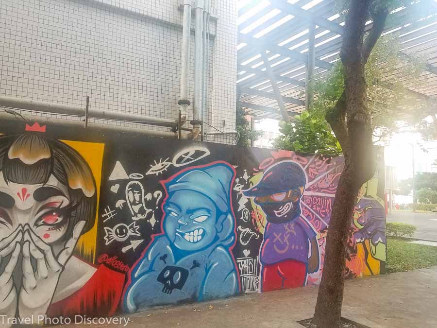 Ximending street art at Cinema park