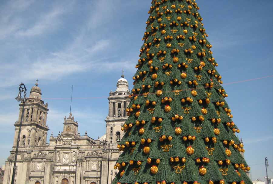 mexico city in Christmas time