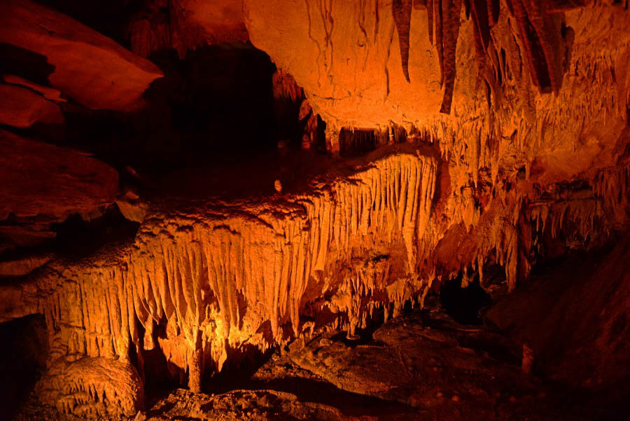 Frozen Niagara in Mammoth Cave National Park, Kentucky, USA-resize