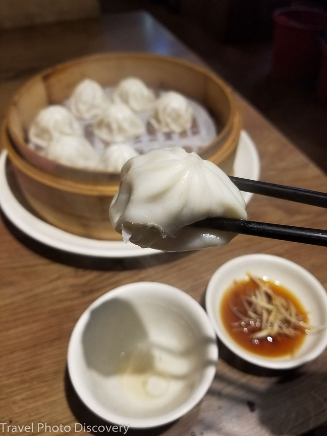 pork soup dumpling street food