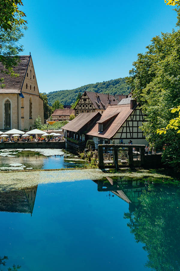 the blautopf in Blaubeuren