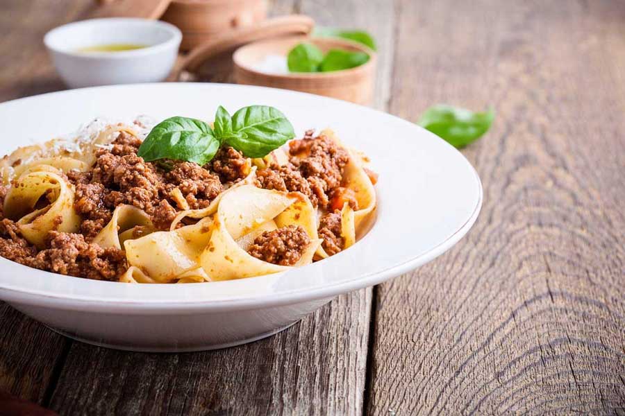 Traditional Italian food specialties from Italy