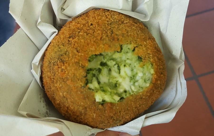 traditional Arancino al pistacchio