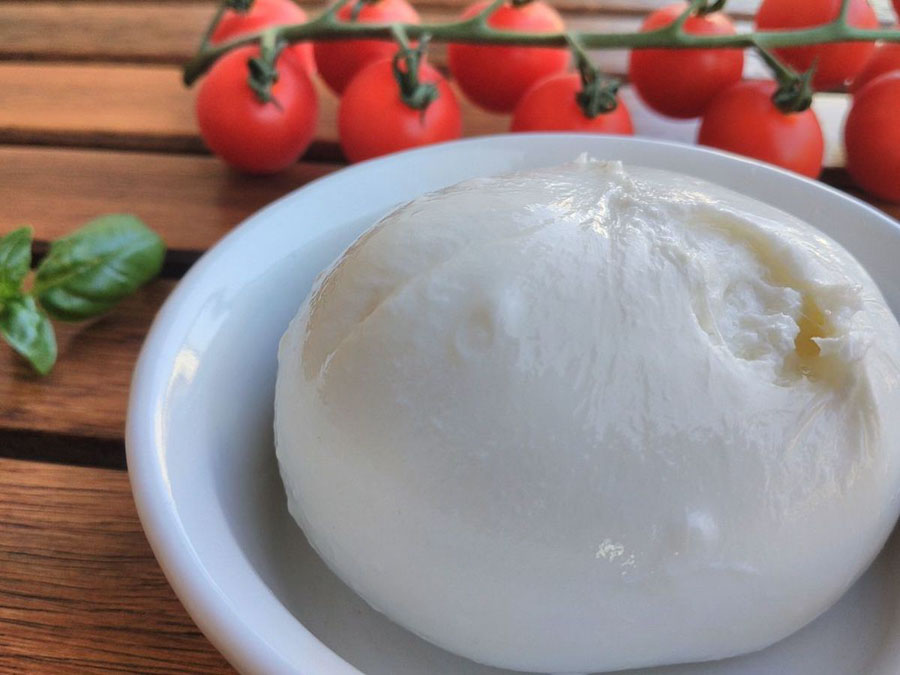 Burrata from Puglia Italy