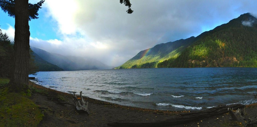 Crescent Lake Rainbow