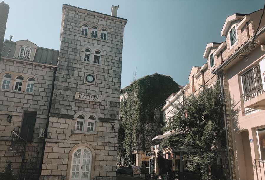 exploring Perast in Montenegro