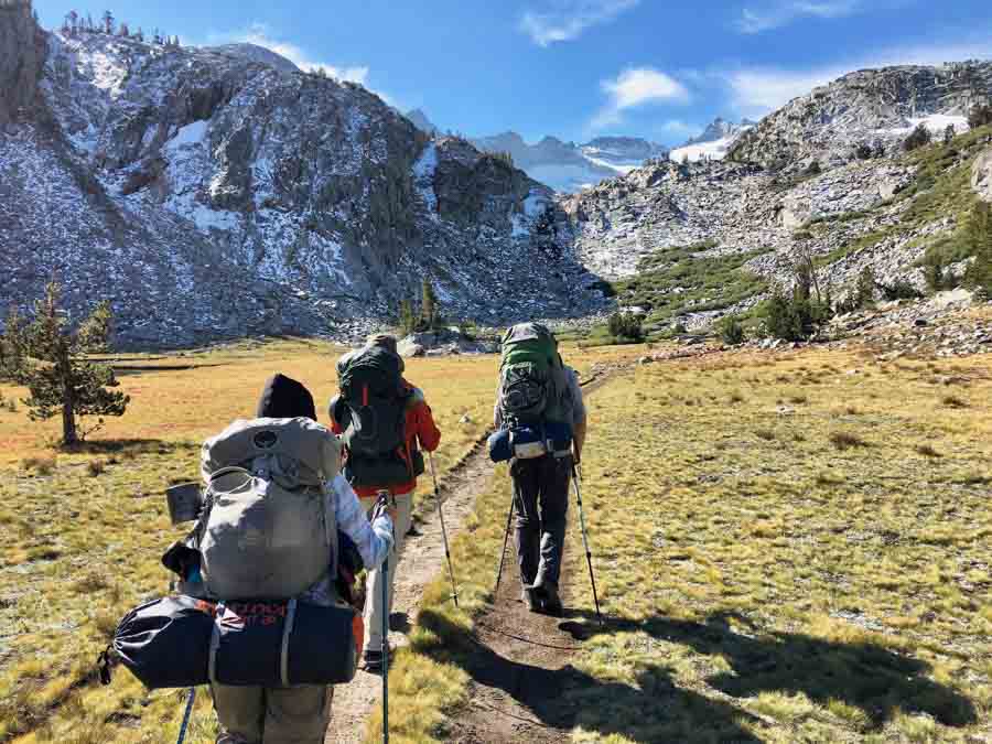 John Muir trail eastern california