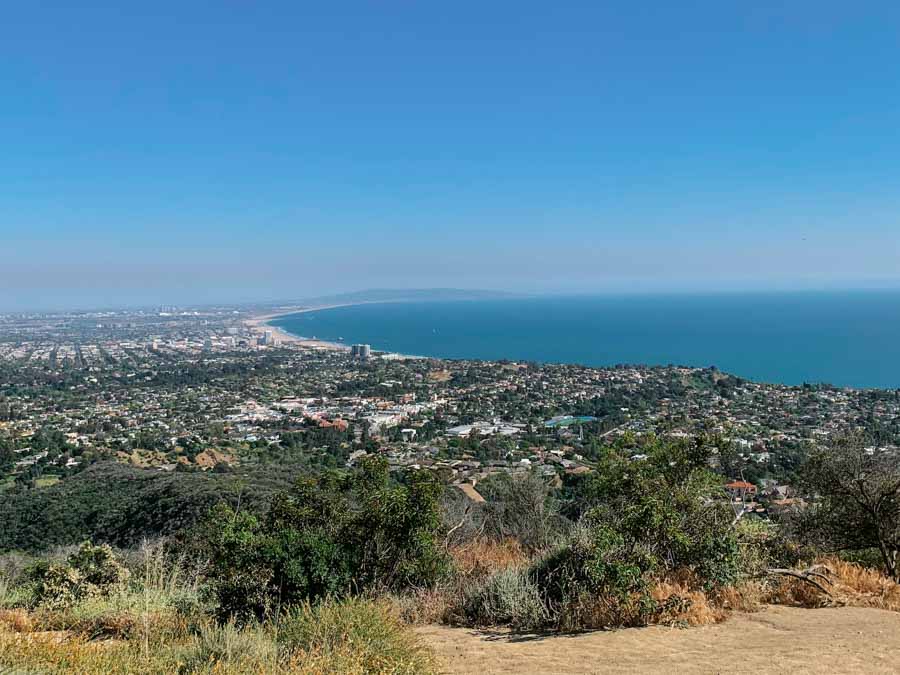 hiking around Temescal Canyon Hike