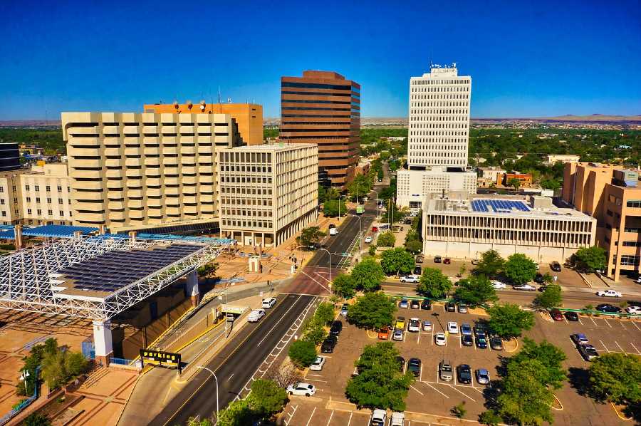 albuquerque-downtown panorama