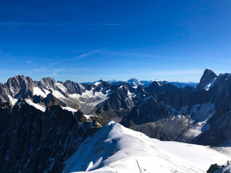 The mountains at Courmayeur