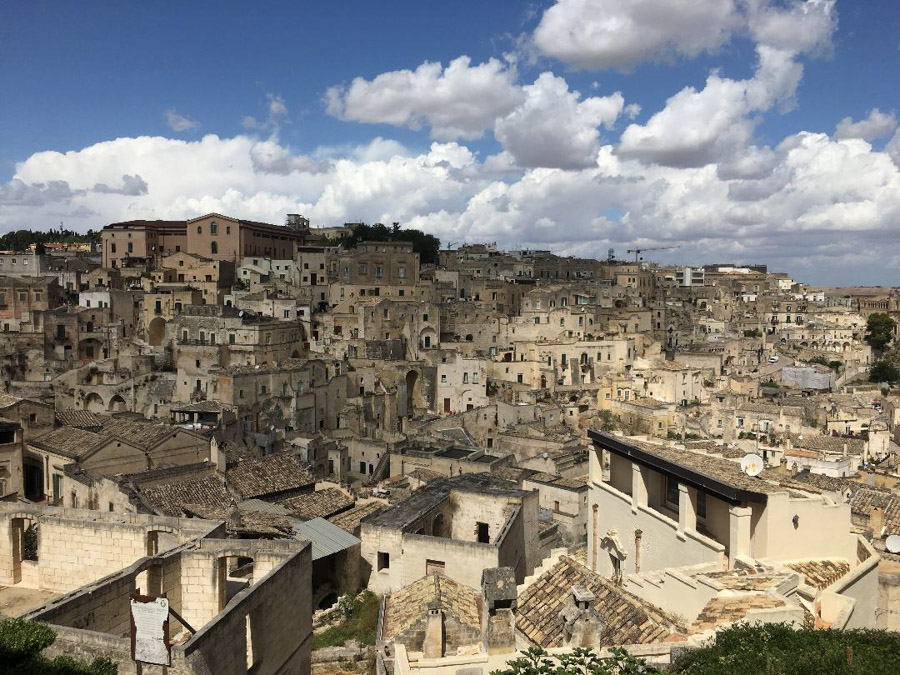 Exploring Matera landscape