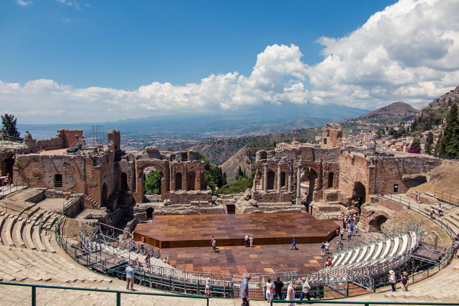 Historic Taormina in Sicily