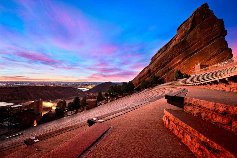 Red Rock Amphitheater in Denver