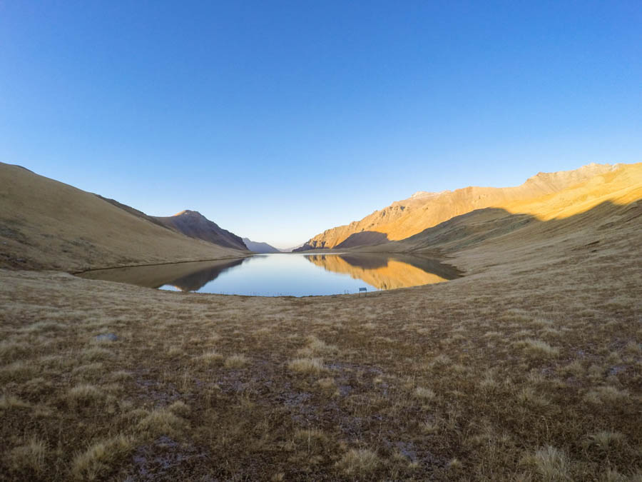 Black Rock Lake at fall time