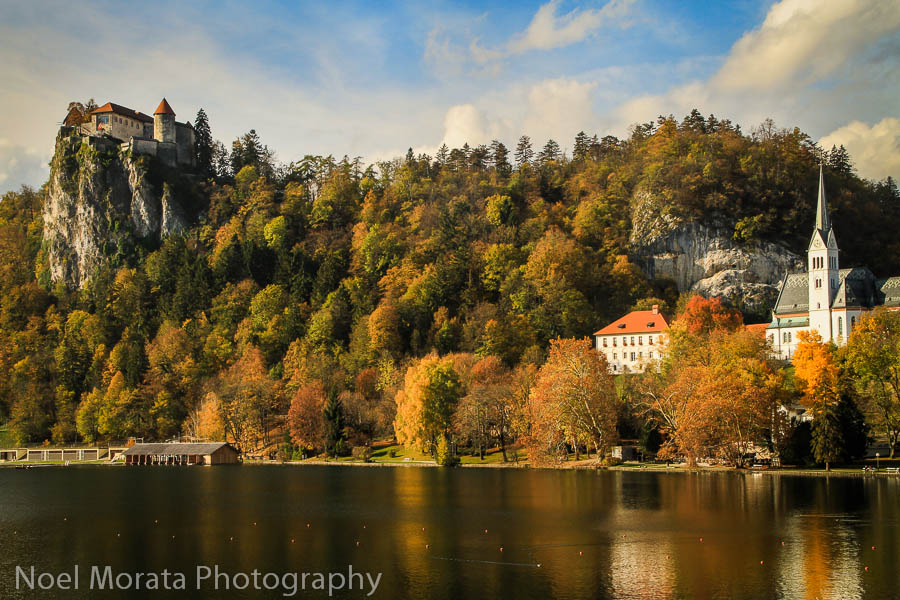 Bled-panorama in autumn time