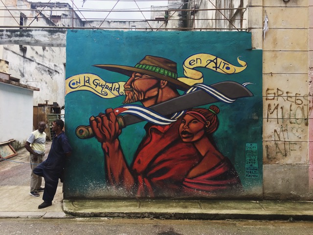 Havana outdoor street art 