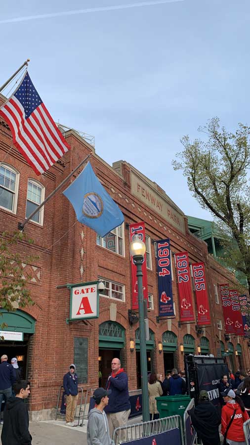 Fenway park in Boston