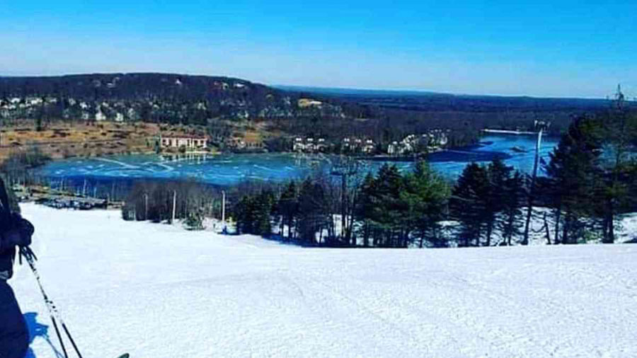 Winter activities in the Poconos