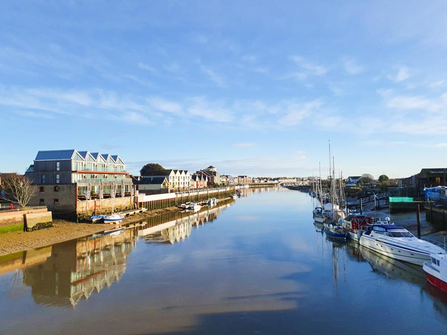 The seaside town of Littlehampton