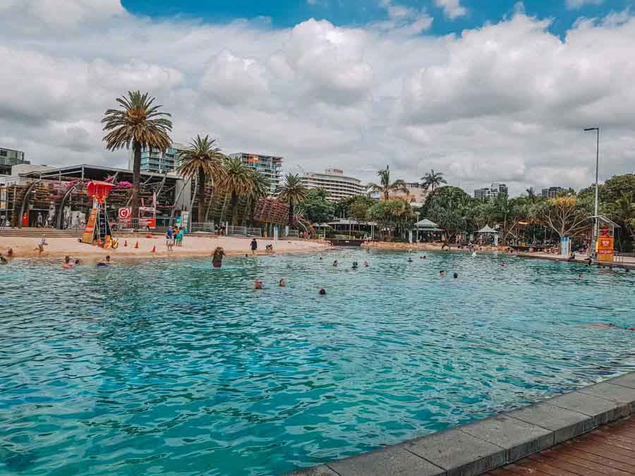 Streets Beach - Man-Made swimming lagoon in Southbank - Brisbane