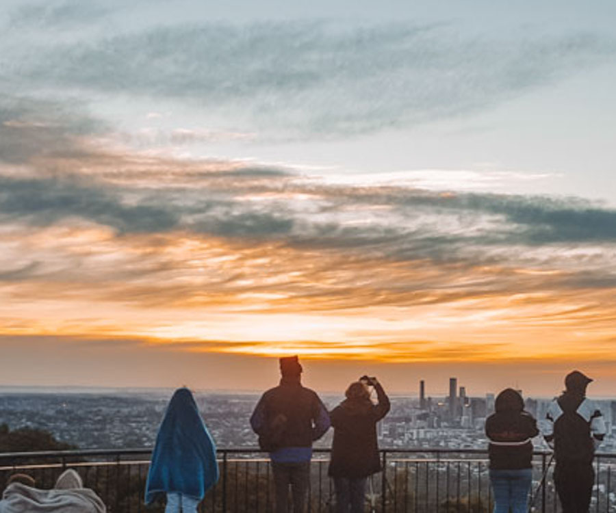 Take in the city views at Mount Coot-Tha