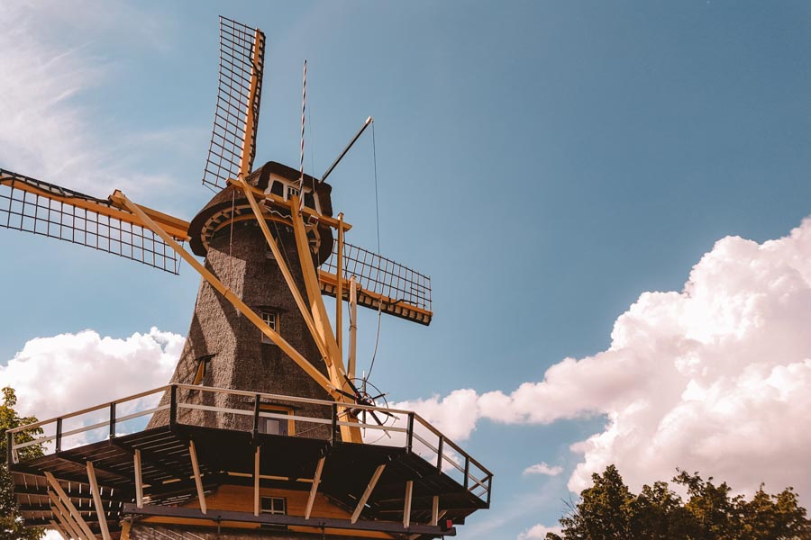 The iconic Dutch windmills