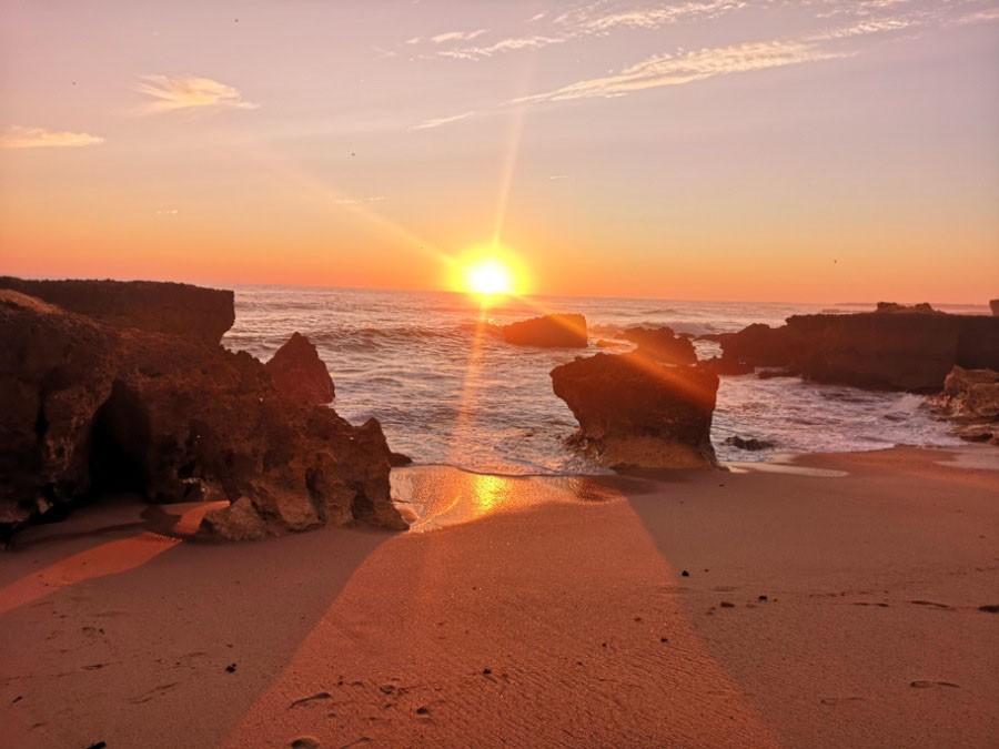 Watch Stunning Sunsets from Evaristo Beach