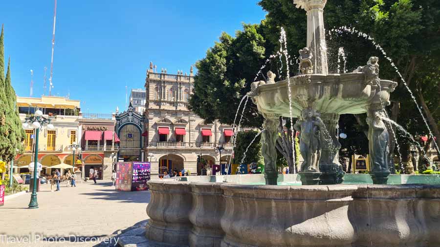 Main square or zocalo of Puebla