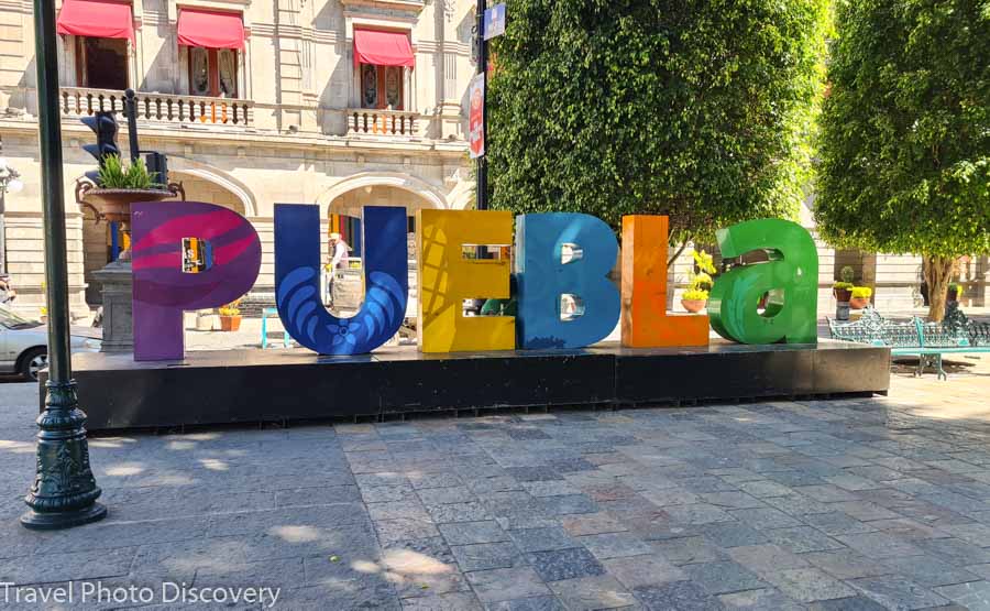 Main square or zocalo of Puebla